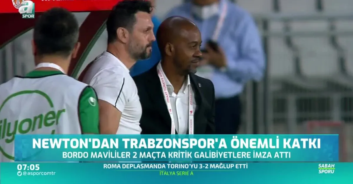 Newton'dan Trabzonspor'a önemli katkı