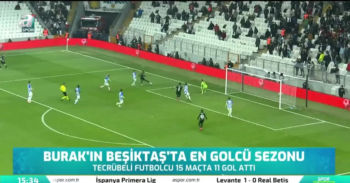 Burak Yılmaz'ın Beşiktaş'ta en golcü sezonu