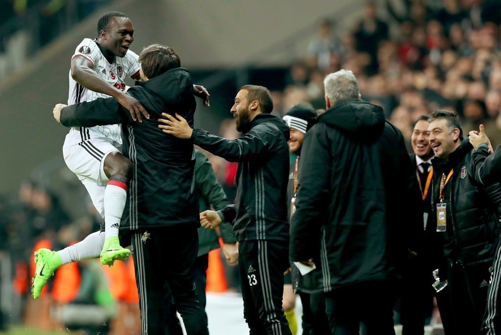 Beşiktaş - Hapoel Beer Sheva maçından kareler