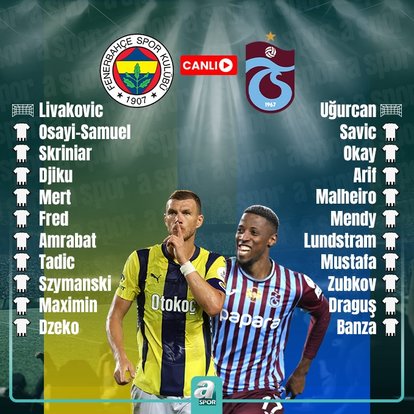 F.Bahçe - Trabzonspor | CANLI