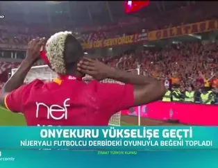 Galatasaray'da Onyekuru yükselişe geçti