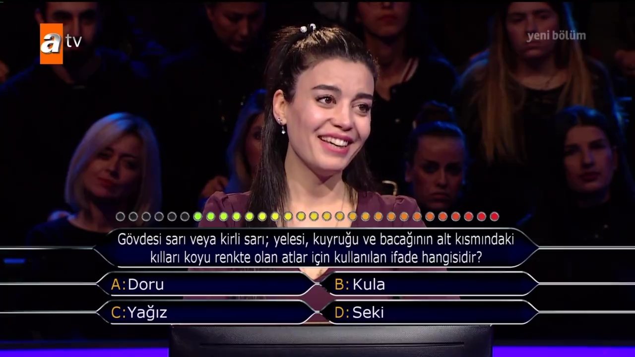 Kim Milyoner Olmak İster 797. bölüm soru ve cevapları! Geceye damga vuran soru