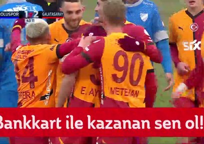 GOL | Boluspor 1-2 Galatasaray