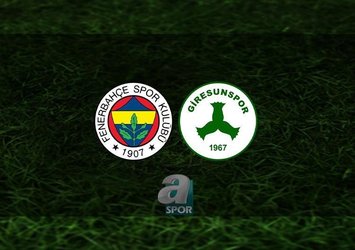 Fenerbahçe - Giresunspor hangi kanalda?