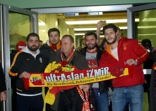 Galatasaray'a coşkulu karşılama