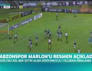 Trabzonspor Marlon'u resmen açıkladı