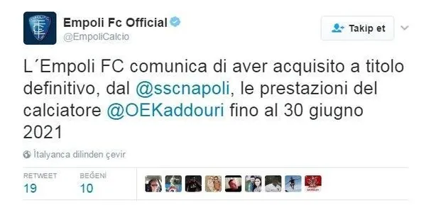 Omar El Kaddouri, Empoli'ye transfer oldu - 1