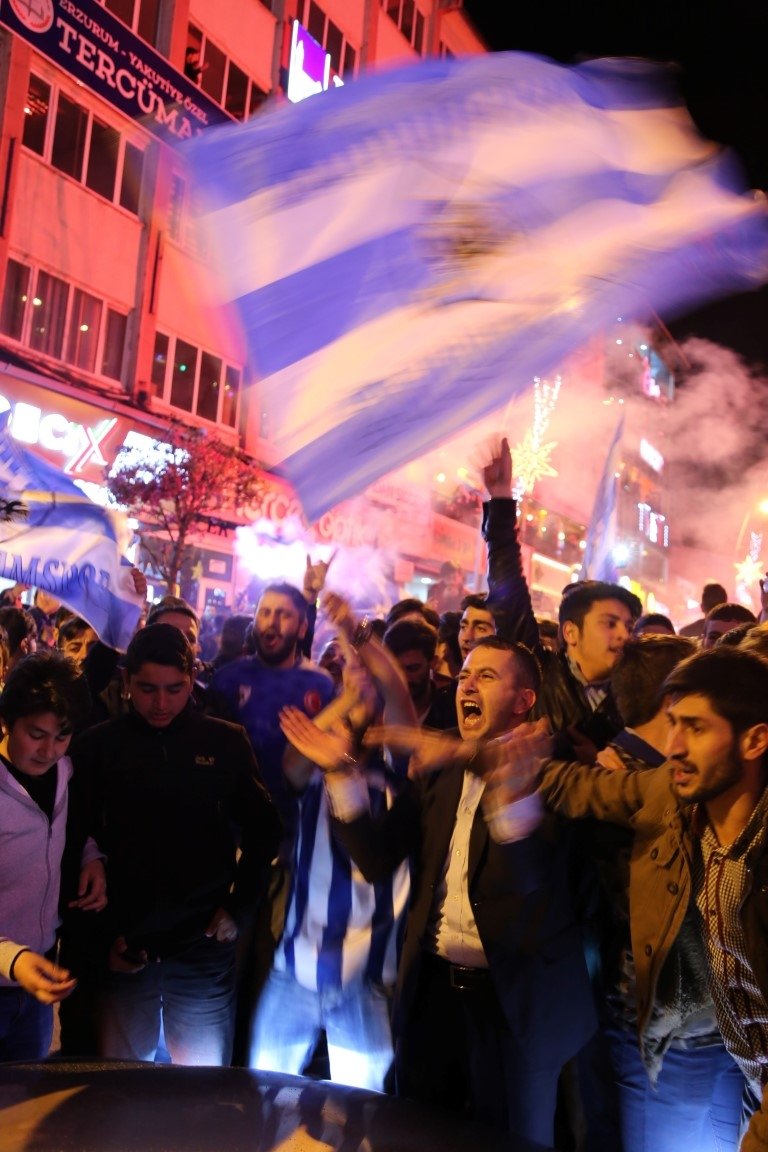 Erzurum’da TFF 1. Lig sevinci