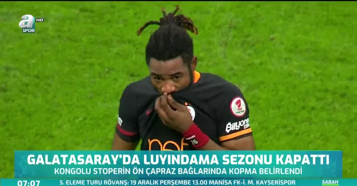 Galatasaray'da Luyindama sezonu kapattı