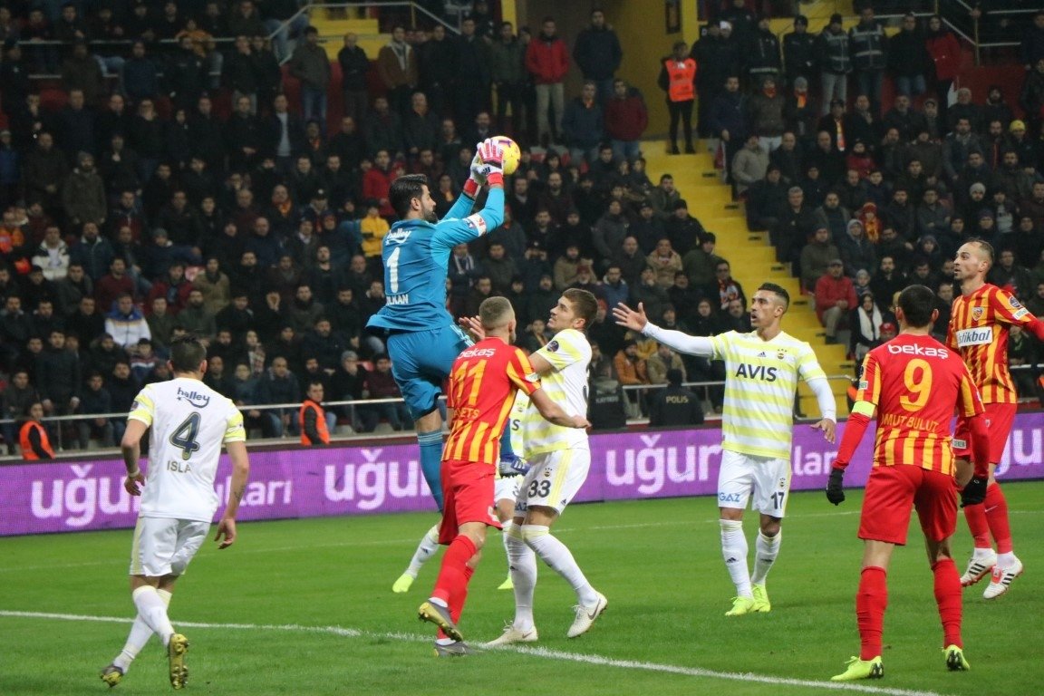 Kayserispor - Fenerbahçe maçından kareler!
