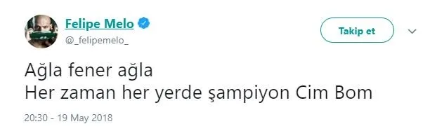 Felipe Melo'dan Fenerbahçelileri kızdıracak paylaşım - 1