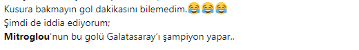 Mitroglou Galatasaray’ı ipten aldı sosyal medya yıkıldı! İşte yorumlar...