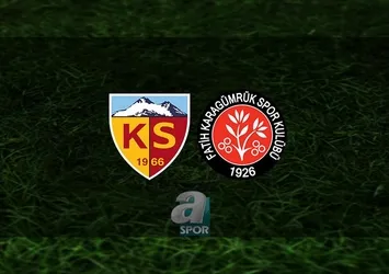 Kayserispor - Karagümrük | CANLI