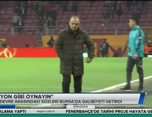 Fatih Terim: "Şampiyon gibi oynayın"