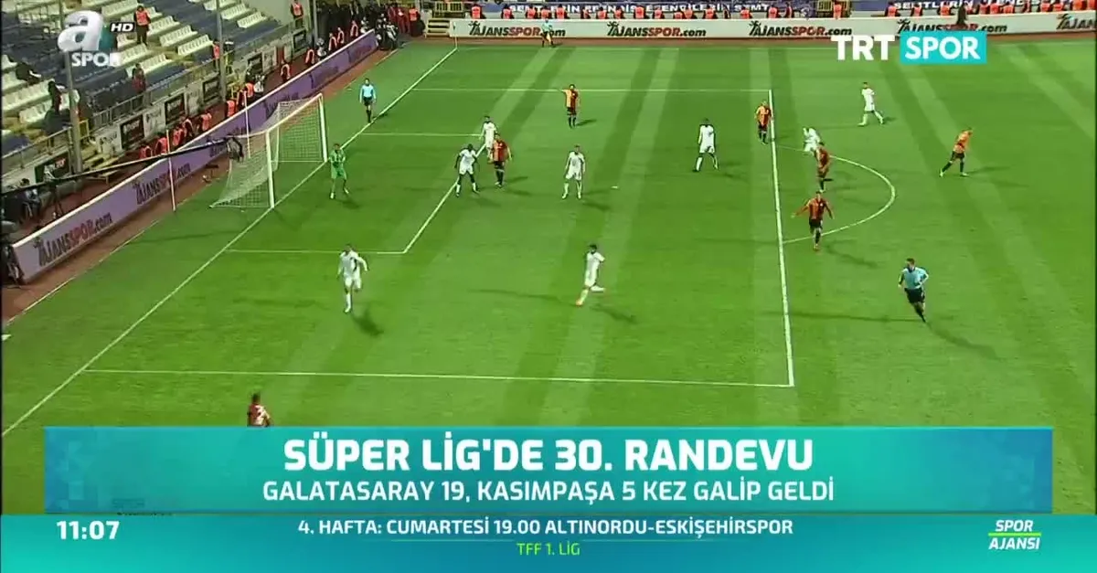 Galatasaray ile Kasımpaşa 31. randevuda