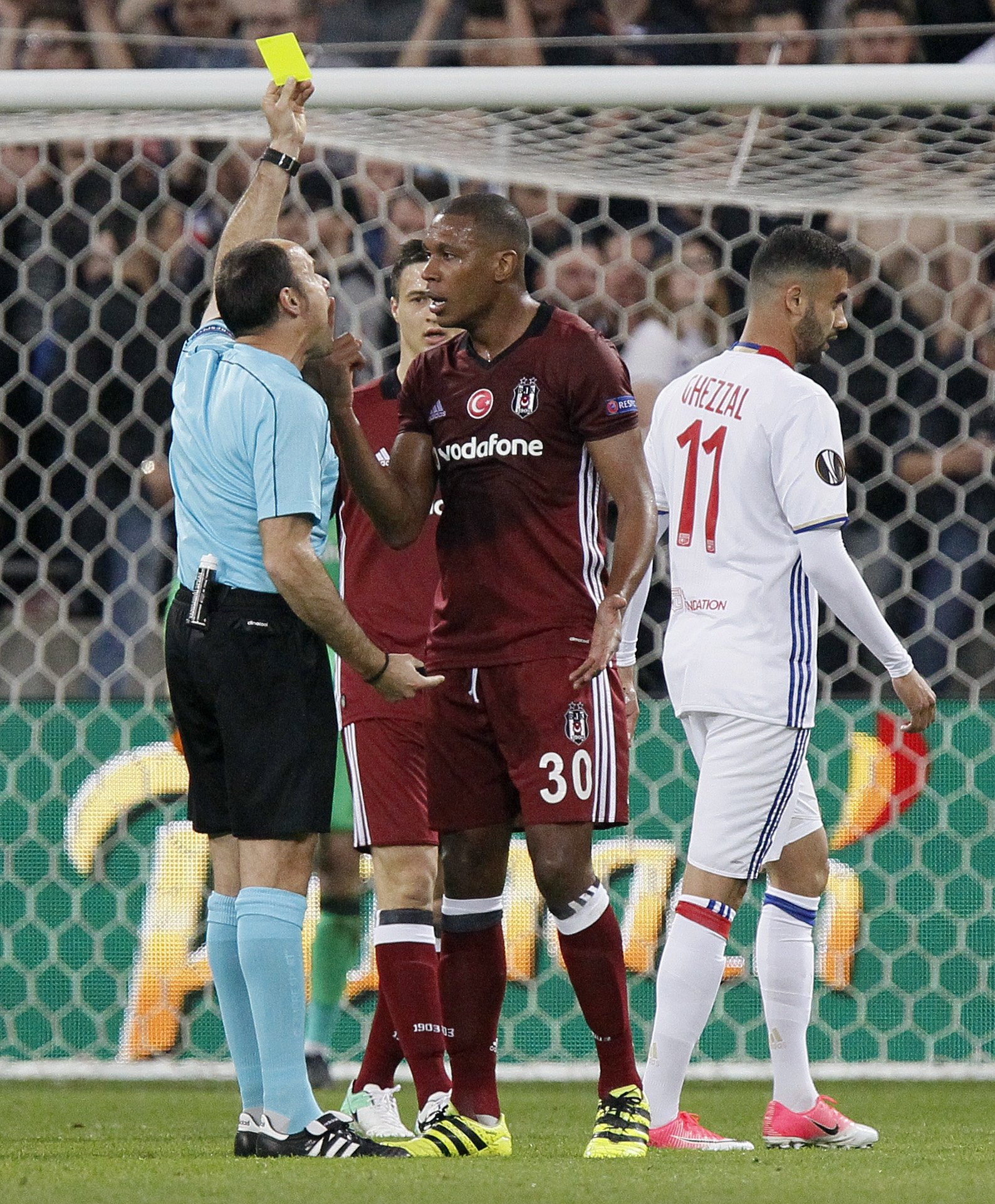 Olympique Lyon - Beşiktaş maçından kareler