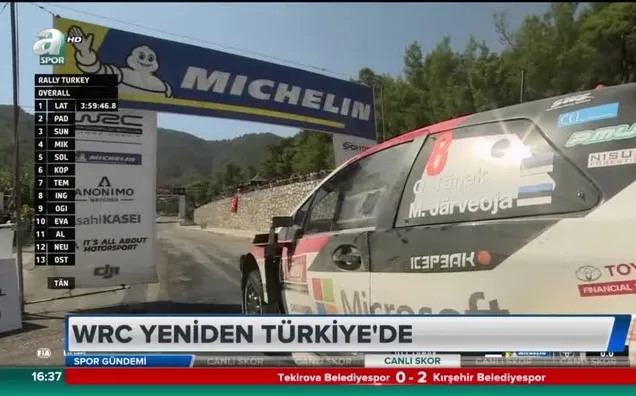 WRC yeniden Türkiye'de