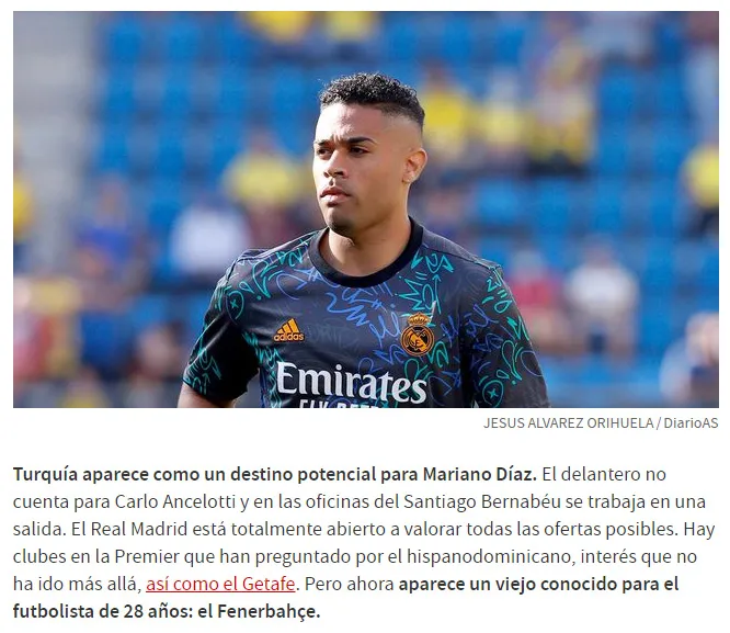 FENERBAHÇE TRANSFER HABERLERİ: F.Bahçe'den Mariano Diaz bombası! Real Madrid... - 1