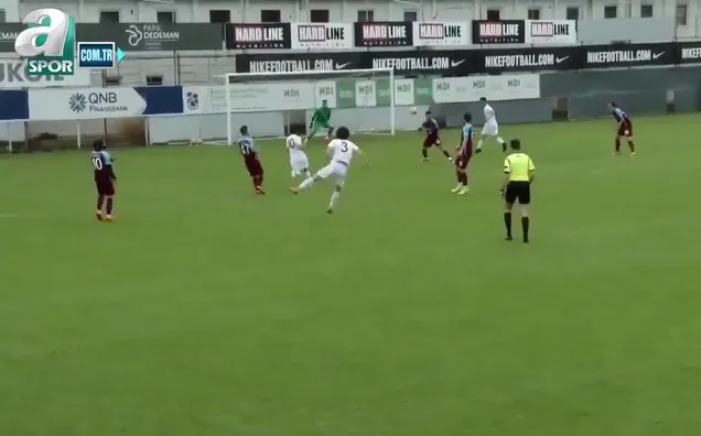 Trabzonspor'un genç yıldızından müthiş gol!