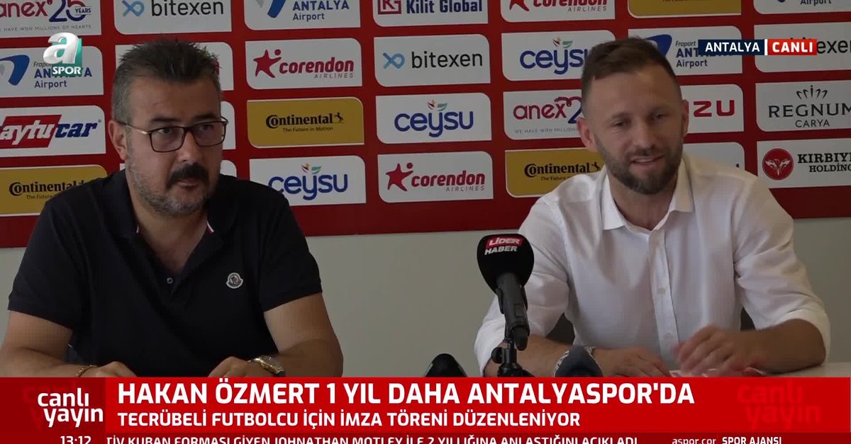 Antalyaspor Hakan Özmert'le sözleşme uzattı!