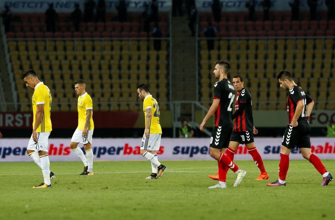 Vardar - Fenerbahçe maçından kareler