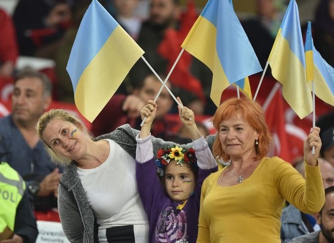 Türkiye - Ukrayna maçından kareler!