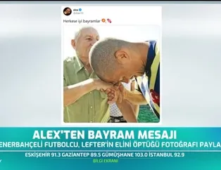Alex de Souza'dan bayram mesajı