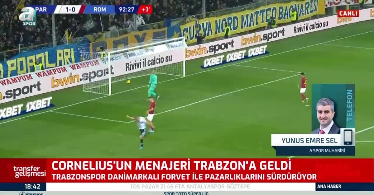Trabzonspor Cornelius transferini bitiriyor! Menajeri Trabzon'a geldi