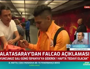Savaş Çorlu: Falcao en az 1 ay daha yok