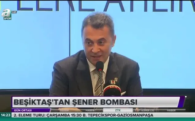 Beşiktaş'tan Şener bombası