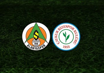 Alanyaspor - Çaykur Rizespor maçı saat kaçta ve hangi kanalda?