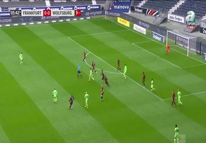 GOL | Eintracht Frankfurt 0 - 1 Wolfsburg
