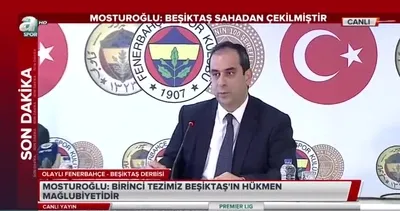 Şekip Mosturoğlu: "Raporlar esas alınacaksa..."