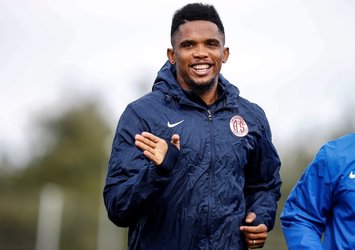 Antalyaspor'da Eto'o ile yollar ayrıldı