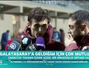 "Galatasaray'a geldiğim için çok mutluyum"