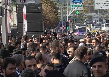 Beşiktaşlı taraftarlar Rams Park'ta!