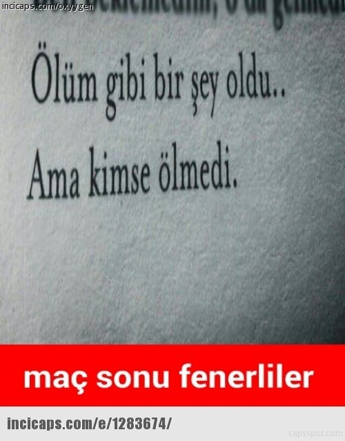 Fenerbahçe-Kayserispor maçı sonrası Caps’ler
