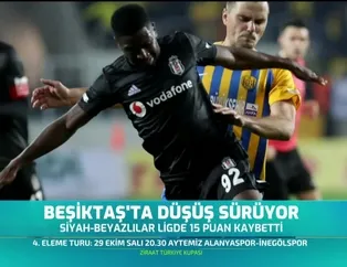 Beşiktaş'ta düşüş sürüyor