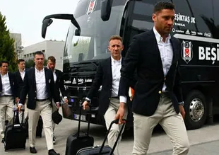 Beşiktaş kafilesi Lyon'da
