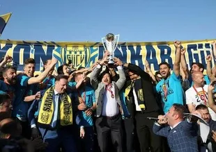 Ankaragücü şampiyonluk kupasını aldı