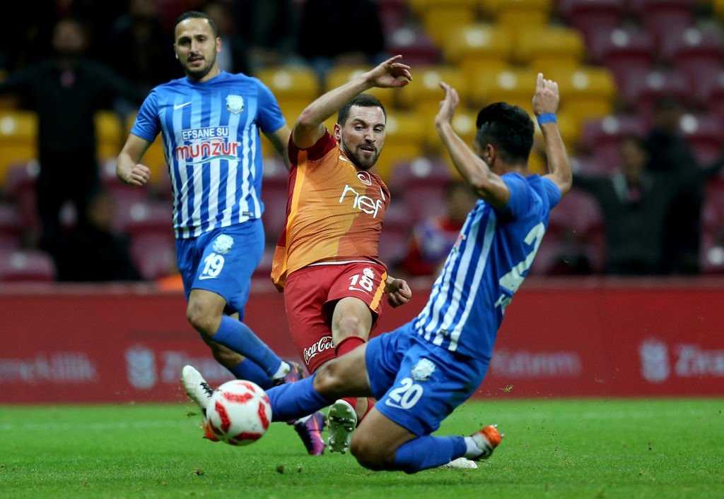 Galatasaray-Dersimspor karşılaşmasından kareler