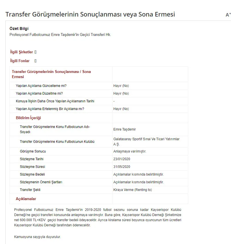 Emre Taşdemir Kayserispor'da - 1