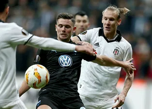 Beşiktaş - Malmö maçından kareler