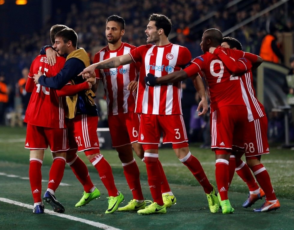 Osmanlıspor - Olympiakos maçından kareler