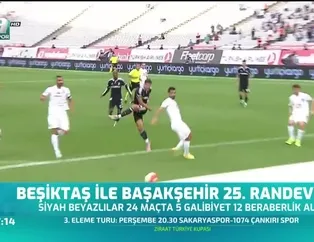 Beşiktaş ile Başakşehir 25. randevuda