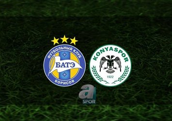 Bate - Konyaspor maçı saat kaçta?