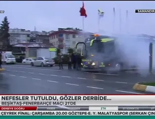 Fenerbahçe kafilesi stada hareket etti