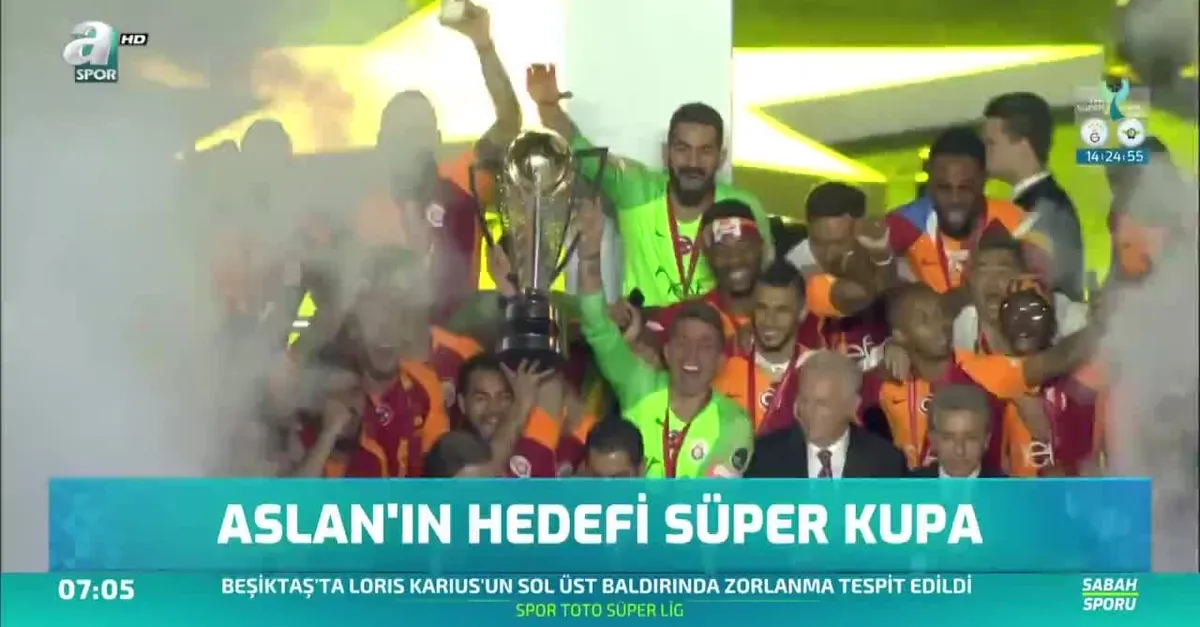 Aslan'ın hedefi Süper Kupa