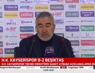 Samet Aybaba'dan hakemlere eleştiri!