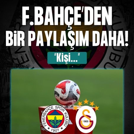 Fenerbahçe’den Galatasaray’a bir yanıt daha!